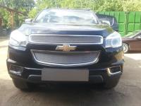 Chevrolet TrailBlazer (12–16) Защита радиатора Premium, хром, 2 части