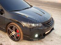 Honda Accord 8 (08 – 13) капот пластиковый "Agressive Waterproof" №1 (с глухими воздуховодами)