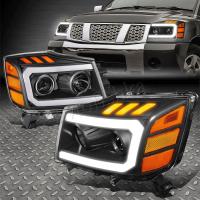 Nissan Titan (04-15), Armada (04-07) LED фары передние линзовые и ДХО