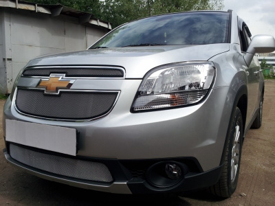 Chevrolet Orlando (11–15) Защита радиатора, хром, низ