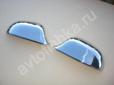 Audi A3 (2009 - 2011) накладки на зеркала из нержавеющей стали, комплект 2 шт.