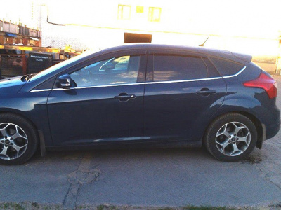 Ford Focus (2011-) хэтчбек нижние молдинги стекол из нержавеющей стали, комплект 8 частей